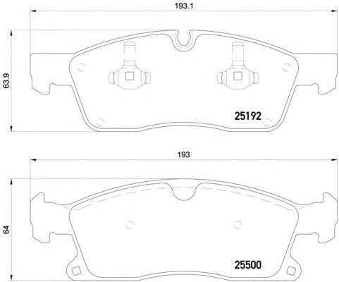 Тормозные колодки MINTEX MDB3239