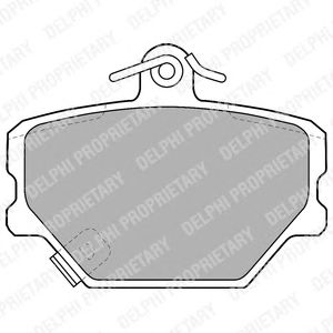 Тормозные колодки DELPHI LP1465