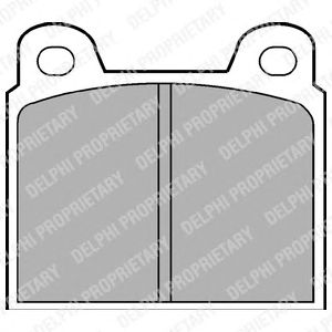 Тормозные колодки DELPHI LP20