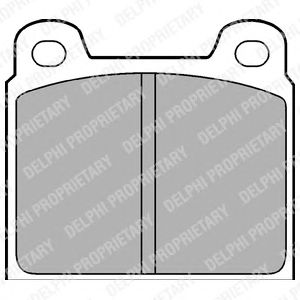 Тормозные колодки DELPHI LP61