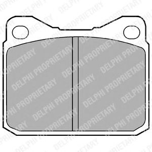 Тормозные колодки DELPHI LP84