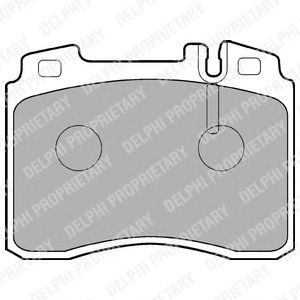 Тормозные колодки DELPHI LP844