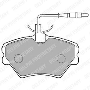Тормозные колодки DELPHI LP862
