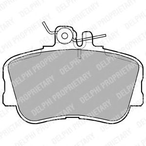 Тормозные колодки DELPHI LP881