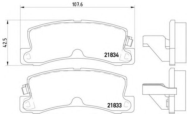 Тормозные колодки HELLA 8DB 355 006-431