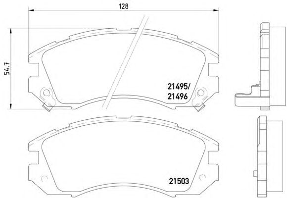 Тормозные колодки HELLA 8DB 355 006-461