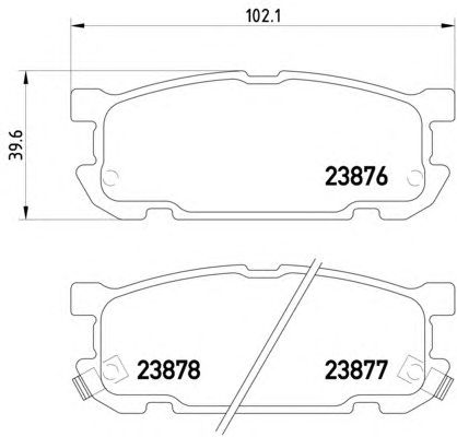 Тормозные колодки HELLA 8DB 355 010-271