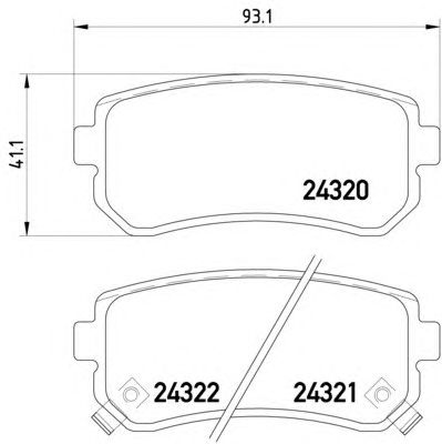 Тормозные колодки HELLA 8DB 355 006-961