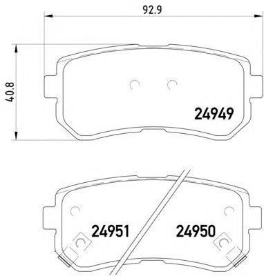 Тормозные колодки HELLA 8DB 355 014-911