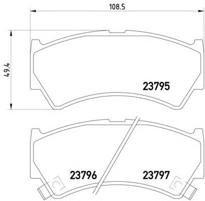 Тормозные колодки HELLA 8DB 355 017-031