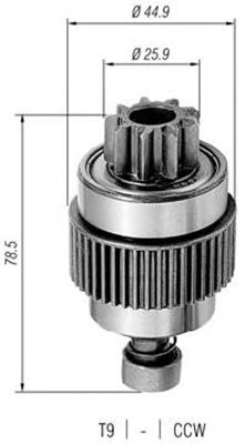 Бендикс стартера MAGNETI MARELLI 940113020286