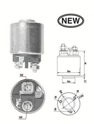 Втягивающее реле MAGNETI MARELLI 940113050540