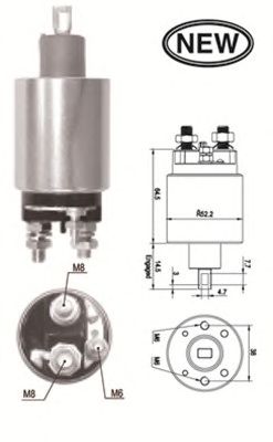 Втягивающее реле MAGNETI MARELLI 940113050559