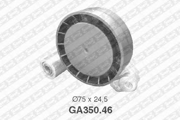 Натяжной ролик поликлинового ремня SNR GA350.46