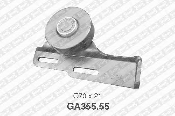 Натяжной ролик поликлинового ремня SNR GA355.55