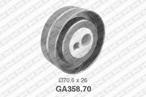 Натяжной ролик поликлинового ремня SNR GA358.70