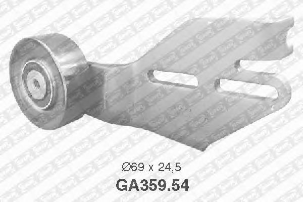 Натяжной ролик поликлинового ремня SNR GA359.54