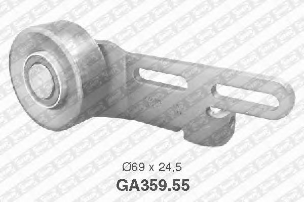 Натяжной ролик поликлинового ремня SNR GA359.55