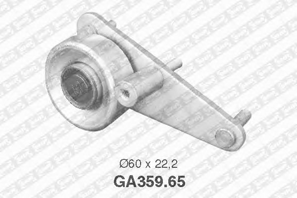 Натяжной ролик поликлинового ремня SNR GA359.65