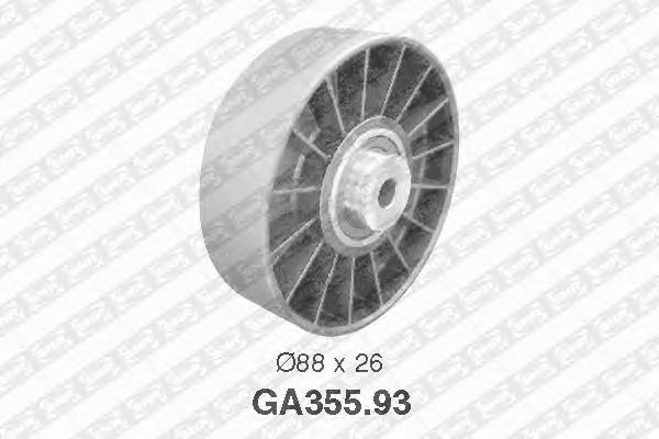 Направляющий / паразитный ролик поликлинового ремня SNR GA355.93