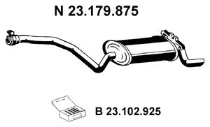 Глушитель EBERSPACHER 23.179.875