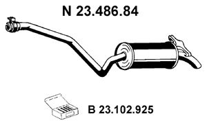 Глушитель EBERSPACHER 23.486.84