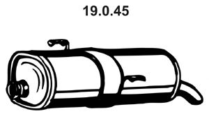 Глушитель EBERSPACHER 19.0.45