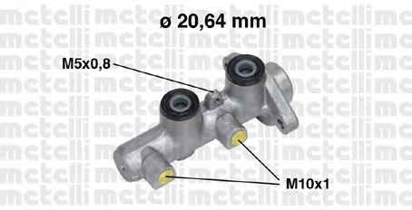 Главный тормозной цилиндр METELLI 05-0514