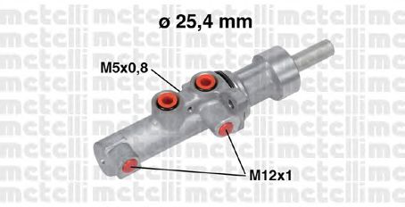 Главный тормозной цилиндр METELLI 05-0752