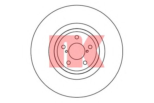 Гальмівний диск NK 204417