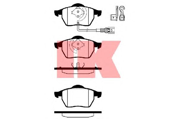 Тормозные колодки NK 224757