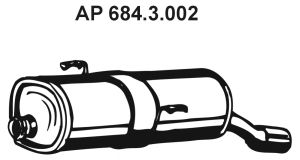 Глушитель EBERSPACHER 684.3.002