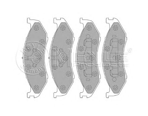 Тормозные колодки MEYLE 025 218 2217