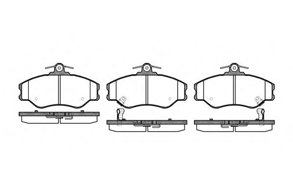 Тормозные колодки REMSA 0494.02
