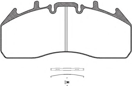 Тормозные колодки REMSA JCA 1257.00