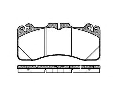Тормозные колодки REMSA 1425.10