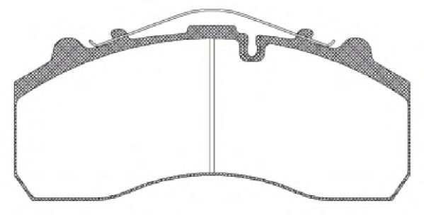 Тормозные колодки REMSA JCA 637.00