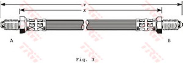 Гальмівний шланг TRW PHC200