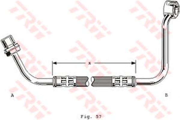 Тормозной шланг TRW PHD230