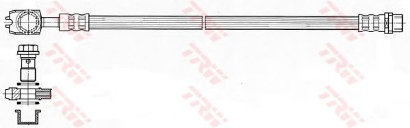 Тормозной шланг TRW PHD484