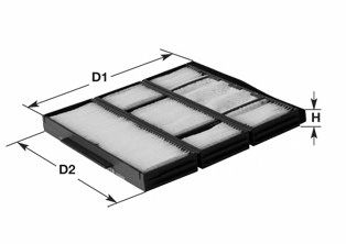Фильтр салона CLEAN FILTERS NC2121