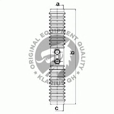 Комплект пыльников рулевой рейки QH International QG1257