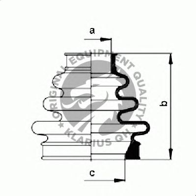 Комплект пыльника ШРУСа QH International QJB837