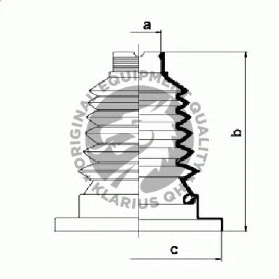 Комплект пыльника ШРУСа QH International QJB2786