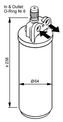 Осушитель кондиционера NRF 33086