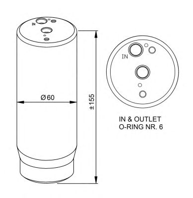 Осушитель кондиционера NRF 33341