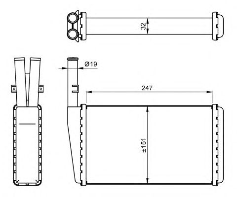 Радіатор опалення NRF 54266