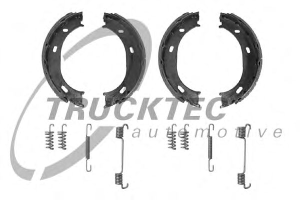 Тормозные колодки ручника TRUCKTEC AUTOMOTIVE 02.35.051