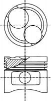Поршень NURAL 87-306307-00