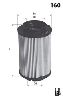 Топливный фильтр MECAFILTER ELG5294